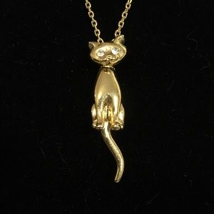 Gold Kitty Necklace